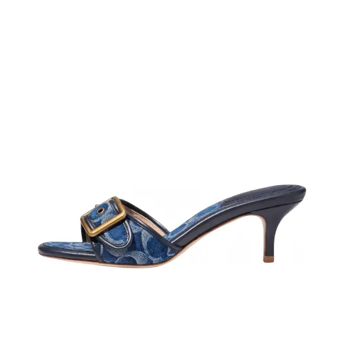 COACH Margot Слипоны Женские Джинсовый Синий