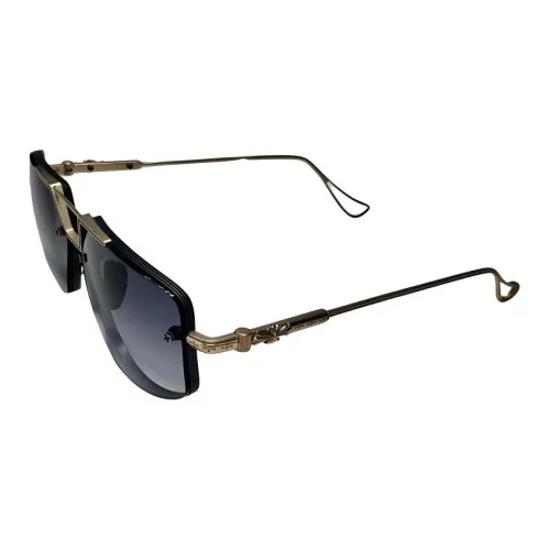 Chrome Hearts Нерегулярная форма Солнцезащитные очки Унисекс Золото