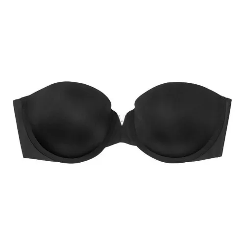 Victoria's Secret BARE Illusions ZERO PRESSURE Бесшовный Бюстгальтер Женские Черный