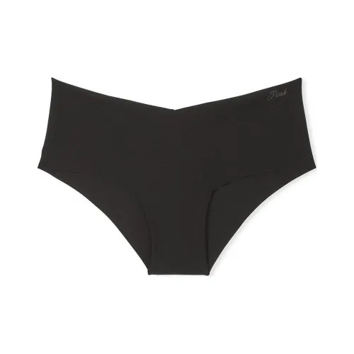 Victoria's Secret Розовый No Show Cheeky PANTY Чисто черный Нижнее белье Женские 1 шт Чисто черный