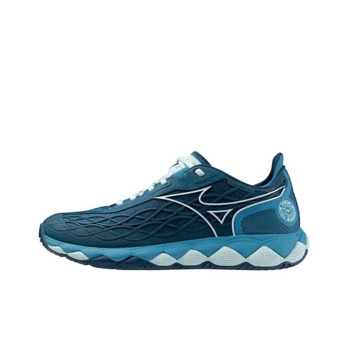 Mizuno Wave Enforce Теннисные кроссовки Низкий топ Синий Мужской