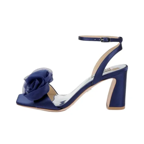 Badgley Mischka Carli ROSETTE One Strap Sandals 7,5cm Women's Blue Badgley Mischka Carli ROSETTE One Ремешок Сандалии 7,5 см Женские Синие