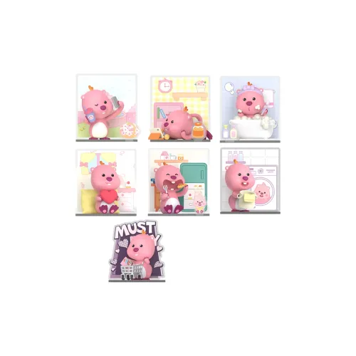 TOP TOY x Zanmang Loopy's Милый Everyday Collection Little Beaver Слепые коробки 1 коробка Полная коробка 6 шт