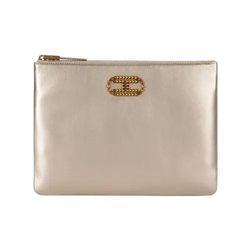 Elisabetta Franchi Полиэстер Клатч Женский Золотой