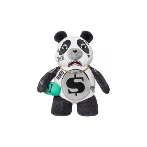 SPRAYGROUND Полиэстер Кукольный Рюкзак Стандартный Унисекс Серый