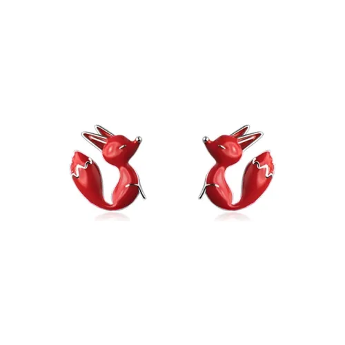 LuluCanaan 925 стерлинговое серебро Серьги-гвоздики Женские