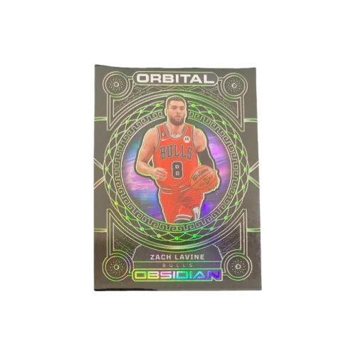 PANINI Зах Лавин 2022 23 Быки Обсидиан 10 25 Игрок Карта Карта CONDITION Passed Спортивные карты 1 шт