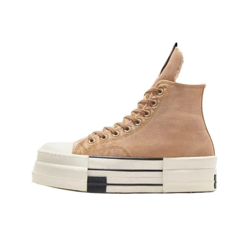 Rick Owens DRKSHDW x Converse Chuck 70 Устойчивые к истиранию высокие кеды унисекс коричневые