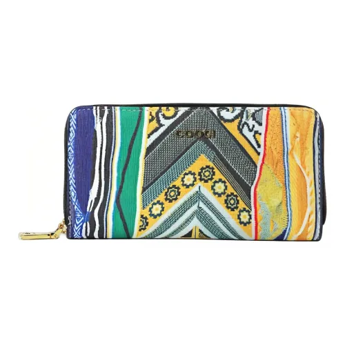 COOGI PVC клатч держатель для карт кошелек стандартный женский с принтом