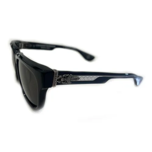Chrome Hearts Прямоугольные Солнцезащитные очки Унисекс Черные