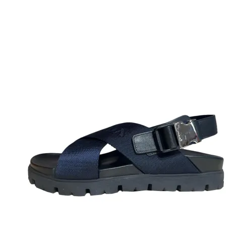 PRADA Пляжные сандалии, синие, женские
