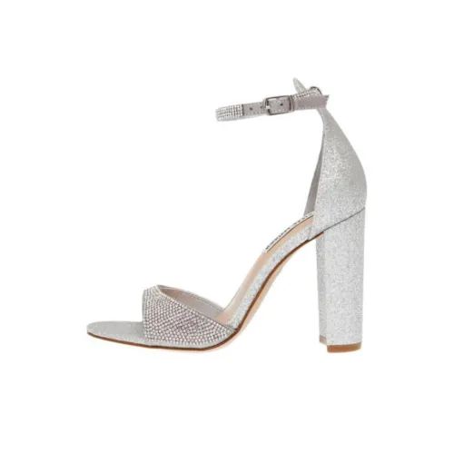 STEVE MADDEN One Ремешок Сандалии 10 см Женские Серебряные