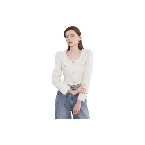 Caroline Экрю Женские Куртки
