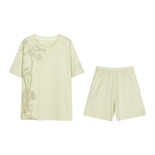 White Ran Пижамный комплект женский светло-зеленый