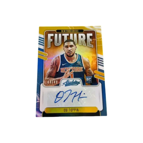 PANINI Obi Toppin 20 21 Knicks Новые звезды RC Подпись Баскетбольная карта Карта Товар Access Спортивные карты 1 шт
