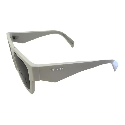 PRADA Квадратные Солнцезащитные Очки Унисекс Белые
