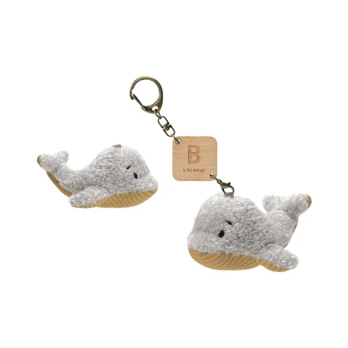 Bunnies By The Bay Good Friend Ocean Bunnies By The Bay Белый Кит Подвесной Кукла-Мимикра Плюшевый Брелок 11 см Рекомендуемая высота