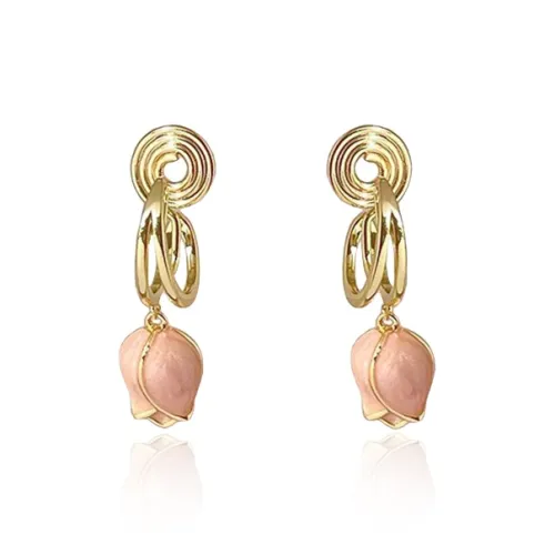 Inkopper Сплав Нижняя заколка On Серьги Женские