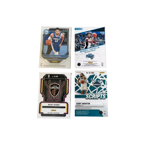 Панини Харрис Картер Рубио Мартин Фирменная 4-штучная комбинация Игрок Карта Карта Access подходит для спортивных карт 4 шт