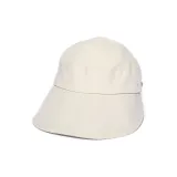 Свежая летняя шляпа с полувизиром - бежевого цвета