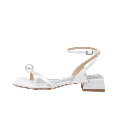 Badgley Mischka Lola One Ремешок Сандалии Женские Белые