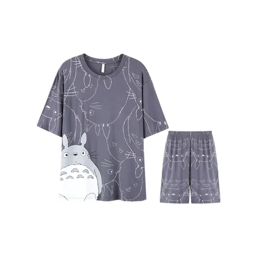 LANMOU Серый Мужской Пижамный Комплект