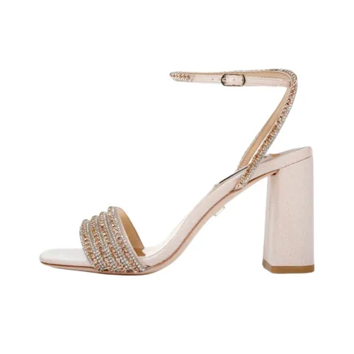 Badgley Mischka Becca One Ремешок Сандалии 8,5 см Женские Лотос Цвет