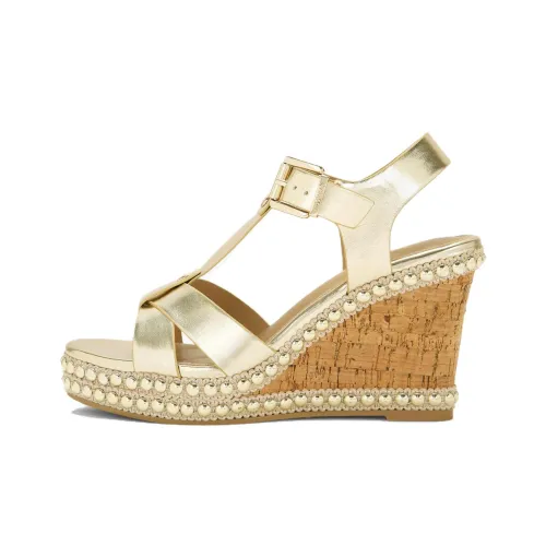 Kurt Geiger London Супер Stud One Ремешок Сандалии 9,5 см Женские Золотые