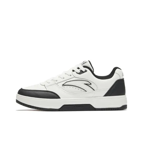 ANTA Противоскользящие Износостойкие Низкие Кроссовки для скейтбординга Женские Черный Белый