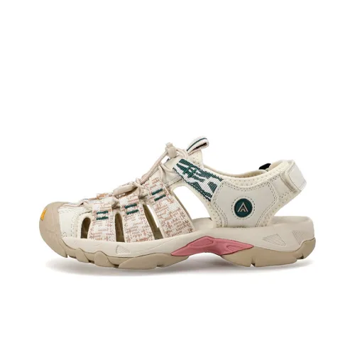 HUMTTO Пляжные сандалии Женские Бежевый Дымчато-розовый