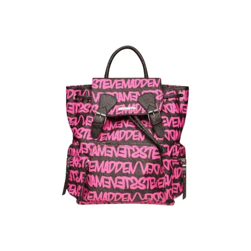 STEVE MADDEN ПВХ Рюкзак Большой Женский Розовый