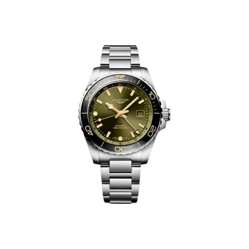 Longines Автоматический Механический Механизм Мужские Часы 43 мм Зеленый