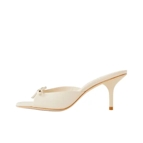 Reformation Слипоны 7,5 см Женские Экрю