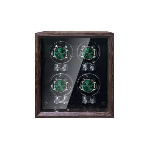 Windtoptime Wooden Shell 2 4 шт. Часы-винтер Ореховое дерево Вращающийся столик Для домашнего использования Унисекс