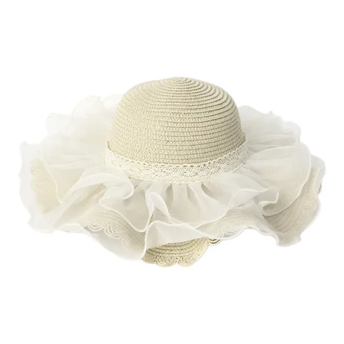 JKEM Соломенная плетеная шляпа с защитой от солнца женская