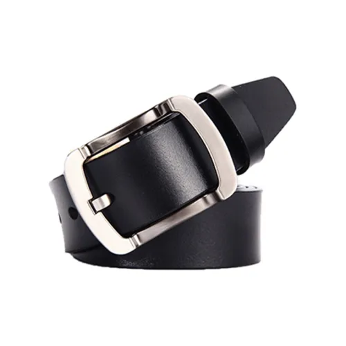 AAJF Застежка Бизнес Широкий Коровья Кожа Спилок Ремни Мужские 3,5 см