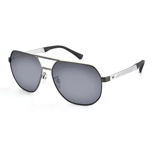 EMPORIO ARMANI Сплав Aviator Солнцезащитные очки Унисекс Черный