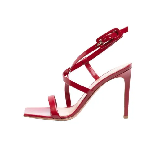 GIANVITO ROSSI Lindsay One Strap Sandals 9,5cm Women's Red GIANVITO ROSSI Lindsay One Ремень Сандалии 9,5 см Женские Красные