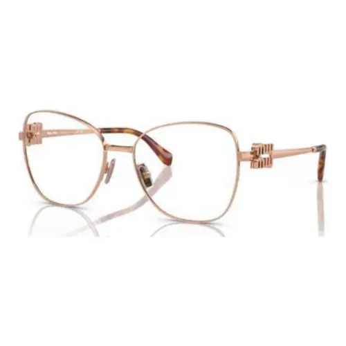 MIU MIU Металл Бабочка Оправы для очков Мужской Золотой