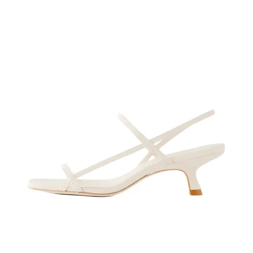 REFORMATION Serenity One Ремешок Сандалии 5 см Женские Бежевые