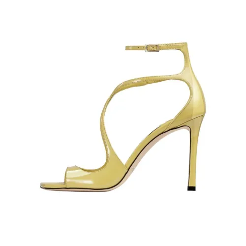 Jimmy Choo Azia One Strap Sandals 9,5cm Women's Yellow Джимми Чу Азиа Один Ремешок Сандалии 9,5см Женские Желтые