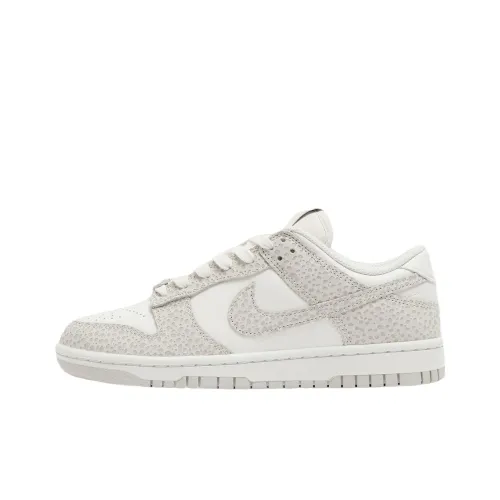 NIKE Dunk Кроссовки для скейтбординга Низкие Серые Женские