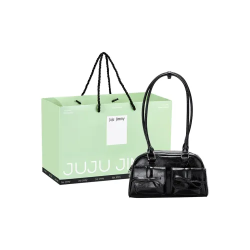 Juju Jimmy ПУ (полиуретан) Сумка через плечо Женская Черная Розовая