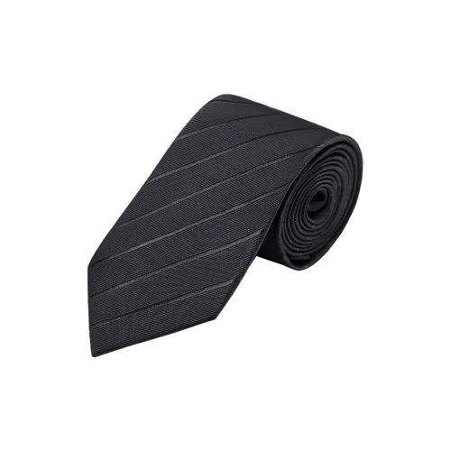 GOLF Тутовый шелк Галстук Мужской Джентльменский черный серо-синий