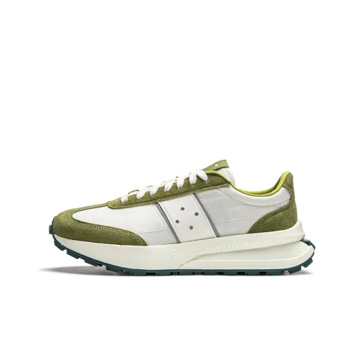 LINING Низкий Топ Casual Унисекс Белый Зеленый