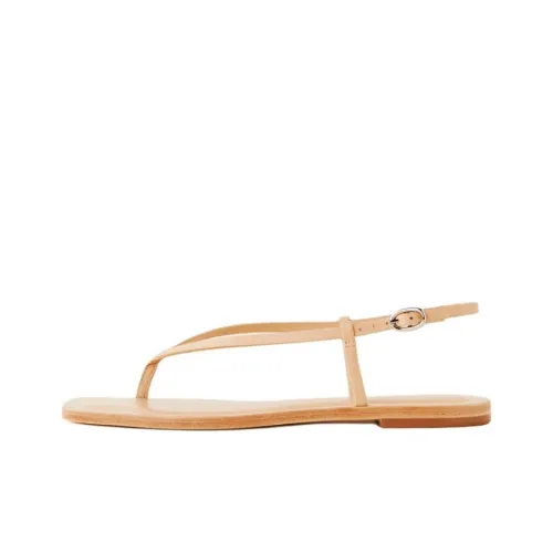 REFORMATION Шлепанцы Женские Бежевые