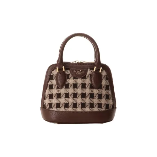 SAMANTHA THAVASA Сумка через плечо из синтетической кожи с полиэстером и шерстью женская бренд CAMEL