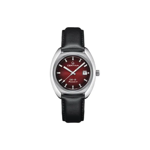 Certina Механический механизм Мужские часы 40 мм Красный