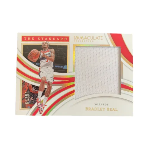 PANINI Брэдли Beal 2021-22 Wizards IMM 90 99 Большой Window Game Used Jersey GU Игрок Card Качество Approved Card