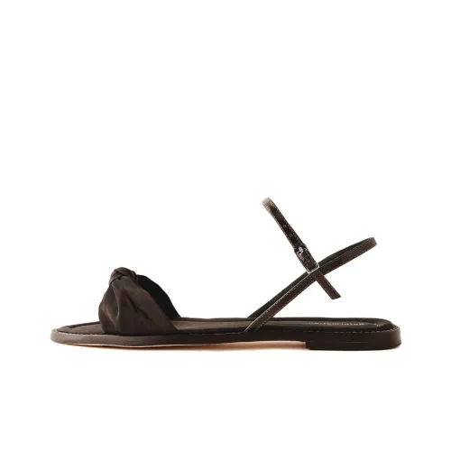 REFORMATION Cassidy One Ремень Сандалии Женские Коричневый